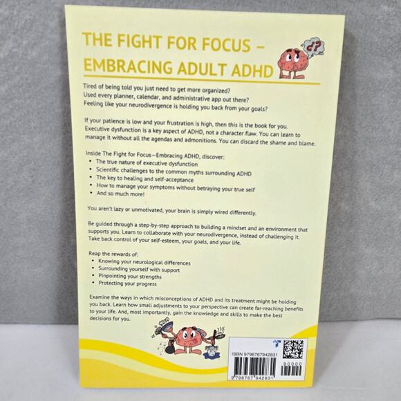 The Fight for Focus - Embracing Adult ADHD - Book by Melinda Riley - Picture 2 of 2